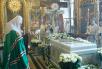 Літія біля гробниці приснопам'ятного Патріарха Олексія II у Богоявленському кафедральному соборі в другу річницю з дня його смерті