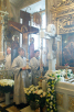 Лития у гробницы приснопамятного Патриарха Алексия II в Богоявленском кафедральном соборе во вторую годовщину со дня его кончины