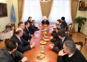 Блаженнейший митрополит Владимир принял делегацию представителей Министерства финансов Грузии