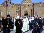 Митрополит Волоколамский Иларион совершил Божественную литургию в храме Русской Православной Церкви в Ереване