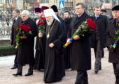 В десятую годовщину закрытия Чернобыльской АЭС Блаженнейший митрополит Киевский Владимир принял участие в памятных мероприятиях