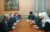 Зустріч Святішого Патріарха Кирила з Президентом Латвійської Республіки В. Затлерсом