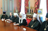 Состоялась встреча Святейшего Патриарха Кирилла с Президентом Латвийской Республики В. Затлерсом