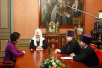 Встреча Святейшего Патриарха Кирилла с Н. Бурджанадзе