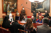 Святейший Патриарх Кирилл обсудил вопросы молодежной политики с членами профильного комитета Государственной Думы