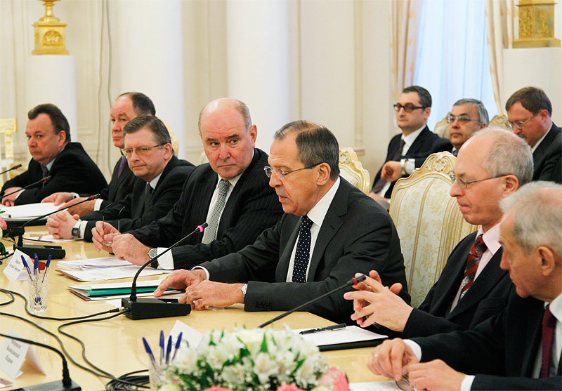 Встреча Святейшего Патриарха Кирилла с членами Коллегии Министерства иностранных дел России