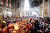 Первосвятительский визит в Екатеринодарскую епархию. Всенощное бдение в Свято-Екатерининском кафедральном соборе Краснодара.