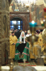 Патріарше служіння в Успенському соборі Московського Кремля у день Собору Пресвятої Богородиці