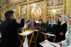 Патриаршее служение в Успенском соборе Московского Кремля в день Собора Пресвятой Богородицы