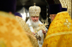 Патріарше служіння в Успенському соборі Московського Кремля у день Собору Пресвятої Богородиці