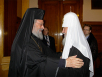 Встреча Святейшего Патриарха Кирилла с Блаженнейшим Архиепископом Кипрским Хризостомом