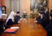 Зустріч Святішого Патріарха Кирила з Блаженнішим Архієпископом Кіпрським Хризостомом