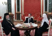 Предстоятелі Руської та Кіпрської Православних Церков зустрілися з Президентом Росії Д. А. Медведєвим