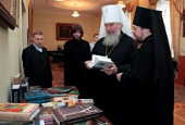В Издательском Совете Русской Православной Церкви состоялась передача книг для Алма-Атинской духовной семинарии