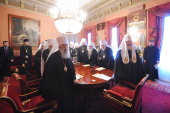 Под председательством Святейшего Патриарха Кирилла прошло первое в 2011 году заседание Священного Синода Русской Православной Церкви