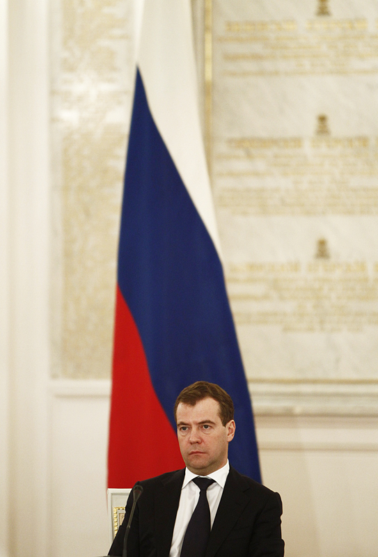 Встреча участников Архиерейского Собора Русской Православной Церкви с Президентом России Д.А. Медведевым