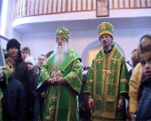 Митрополит Минский Филарет возглавил праздничное богослужение в монастыре святой блаженной Ксении Петербургской