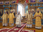Двадцатилетие архиерейской хиротонии управляющего делами Московской Патриархии отметили в Мордовии