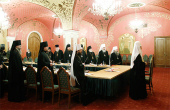 Святейший Патриарх Кирилл возглавил очередное совещание руководителей Синодальных учреждений Русской Православной Церкви