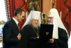 Встреча Святейшего Патриарха Кирилла с президентом Республики Чувашия М.В. Игнатьевым