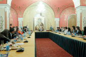 Встреча Святейшего Патриарха Кирилла с членами Глобальной группы по лидерству при Всемирном экономическом форуме в Давосе
