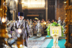 Літургія Передосвячених Дарів у Храмі Христа Спасителя в день 35-річчя архієрейської хіротонії Святішого Патріарха Кирила