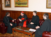 Голова Відділу зовнішніх церковних зв'язків зустрівся з главою Папської ради зі сприяння християнській єдності