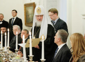 Виступ Святішого Патріарха Кирила на прийомі в Посольстві Греції з нагоди Торжества Православ'я