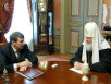 Зустріч Святішого Патріарха Кирила з губернатором Магаданської області М.М. Дудовим