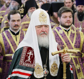 Слово Святейшего Патриарха Кирилла в неделю 3-ю Великого поста, Крестопоклонную, после богослужения в Успенском соборе Кремля
