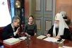 Зустріч Святішого Патріарха Кирила з послом Італії в Росії А. Ланді