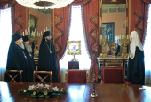 Зустріч Святішого Патріарха Кирила з архієреями, обраними на новостворені єпископські кафедри Північного Кавказу