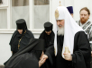 Патриаршее служение в Иоанно-Предтеченском ставропигиальном женском монастыре Москвы в канун Великого вторника