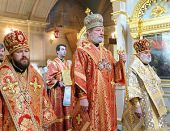 Блаженнейший Митрополит Христофор совершил Божественную литургию на московском подворье Православной Церкви Чешских земель и Словакии