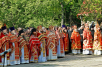 Патриаршее служение на Бутовском полигоне в день Собора новомучеников, в Бутове пострадавших