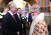 Вітання мера Москви С.С. Собяніна Святішому Патріарху Кирилу з днем ​​тезоіменитства