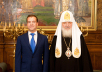 Вітання Святішого Патріарха Кирила з днем тезоіменитства Президентом Росії
