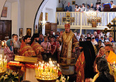 Епископ Корсунский Нестор возглавил торжества по случаю престольного праздника Свято-Никольского ставропигиального прихода в Риме