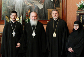 Святейший Патриарх Кирилл принял делегацию Константинопольского Патриархата