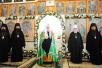 Патріарше служіння на подвір'ї Савино-Сторожевського ставропігійного монастиря у Краснодарському краї