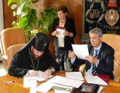 Санкт-Петербургская и Киевская духовные академии подписали соглашения о сотрудничестве c Римским университетом «Сапиенца»