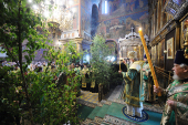 Всенощное бдение в Троице-Сергиевой лавре в канун праздника Святой Троицы