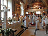В день 21-й годовщины интронизации Святейшего Патриарха Алексия II в Москве молитвенно почтили память почившего Первосвятителя