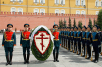 Возложение Святейшим Патриархом Кириллом венка к могиле Неизвестного солдата у Кремлевской стены