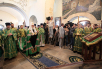 Патриаршее служение в Марфо-Мариинской обители в день памяти святых благоверных Петра и Февронии