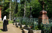 Патріарший візит на Валаам. Відвідання ігуменського кладовища обителі