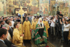 Патріарше служіння в Успенському соборі Кремля в день пам'яті святителя Филипа, митрополита Московського