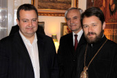 Началась рабочая поездка митрополита Волоколамского Илариона в Сербию
