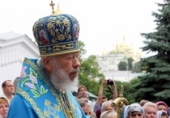 В день памяти равноапостольной княгини Ольги Блаженнейший митрополит Владимир совершил Литургию в Киево-Печерской лавре