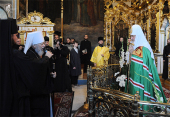 Предстоятель Русской Церкви прибыл в Киево-Печерскую лавру